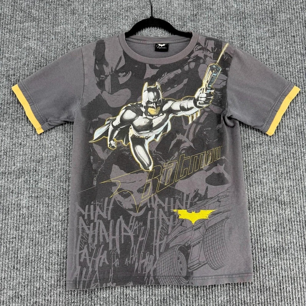 Vintage Batman The Dark Knight Heath Ledger movie promo t shirt men's small